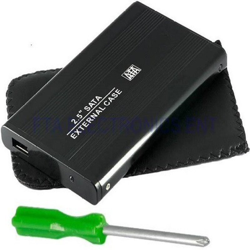 1haze 2.5â³ SATA Casing 2.5 inch External Hard Drive enclosure(For Super Slim, Black)