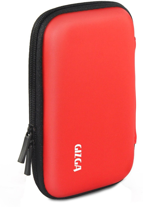 Gizga Essentials HDD 2.5 inch Hard Drive Case - Hard Shell(For 2.5 inch Hard Drive, Red) RS.289 (67.00% Off) - Flipkart