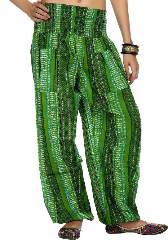 Rajrang Floral Print Cotton Blend Women Harem Pants