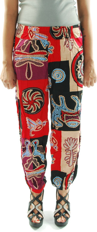 Amohaa Printed Cotton Blend Women Harem Pants