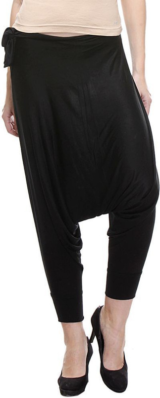 TeeMoods Solid Cotton Viscose Blend Women Harem Pants