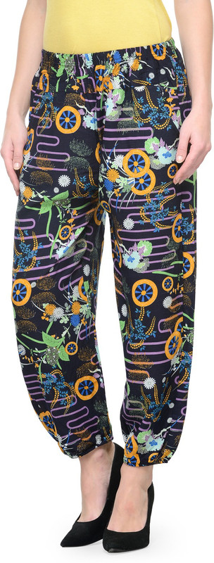 Camey Floral Print Cotton Blend Women Harem Pants