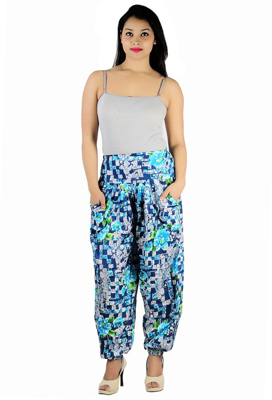 Ankita Printed Cotton Rayon Blend Women Harem Pants