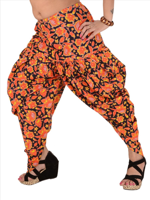 Skirts & Scarves Printed Cotton Blend Women Harem Pants