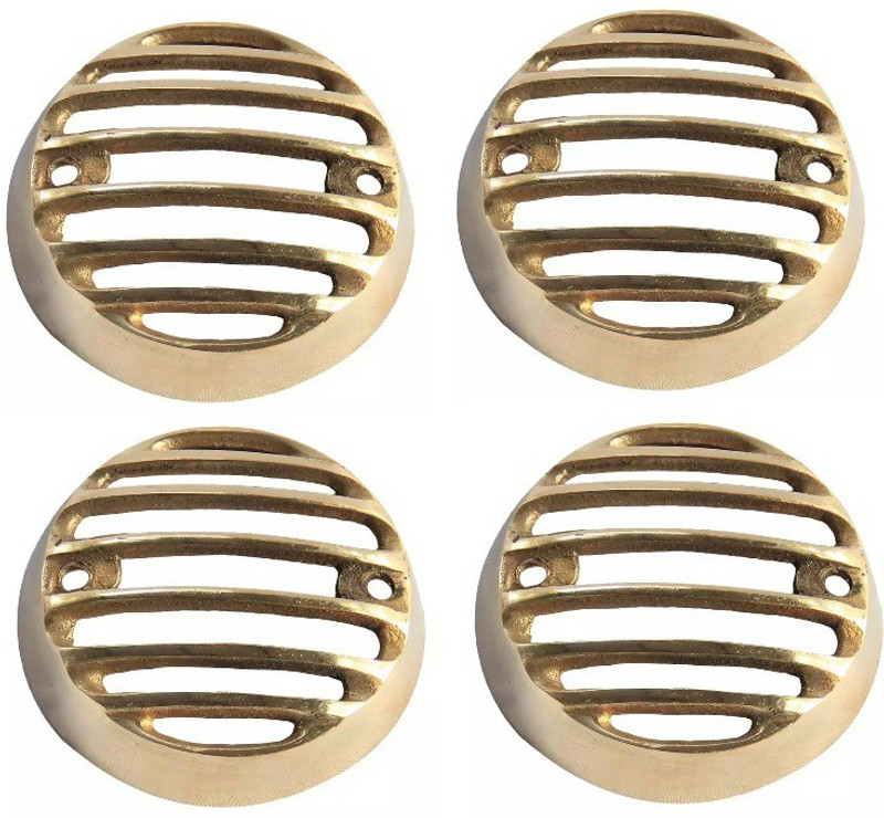 Bikers World Golden Heavy Metal Indicator Grill Headlight Frame Support(Classic Electra Standard 2015)