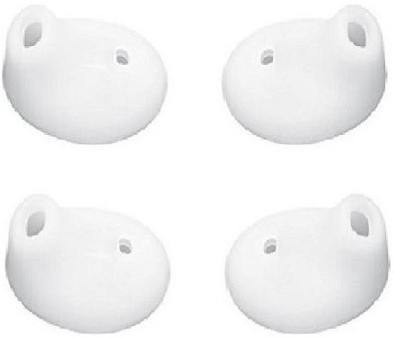 lewano Silicon Earbuds tips cushions for new earphones s6 s7 note5 2 pair In The Ear Headphone Cushion(Pack of 4, White)