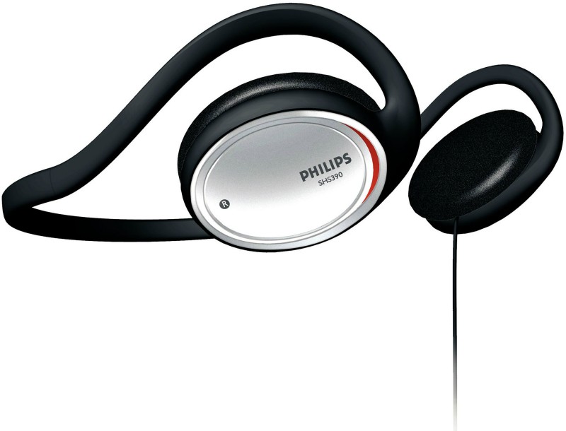 Philips SHS 390 /98 Wired Headphone(Black, On the Ear)