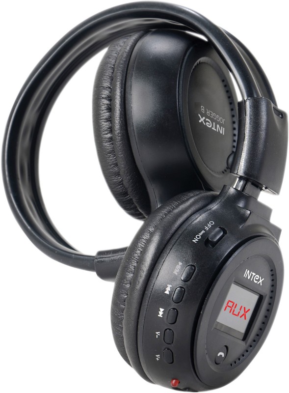 Intex Jogger B Bluetooth Headset with Mic(Black, On the Ear)