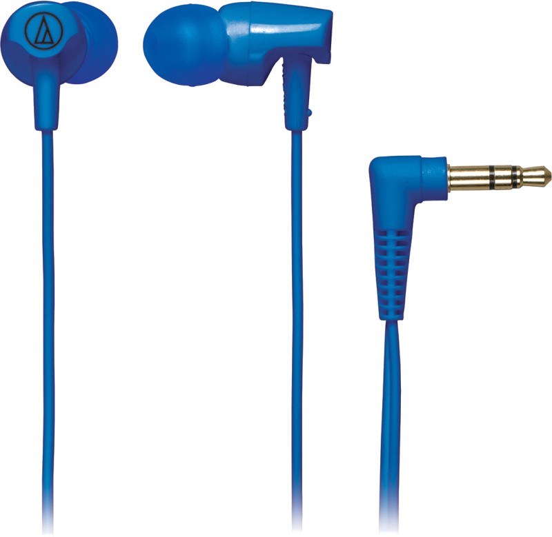 Audio Technica ATH-CLR100 Wired Headphone(Blue, In the Ear)
