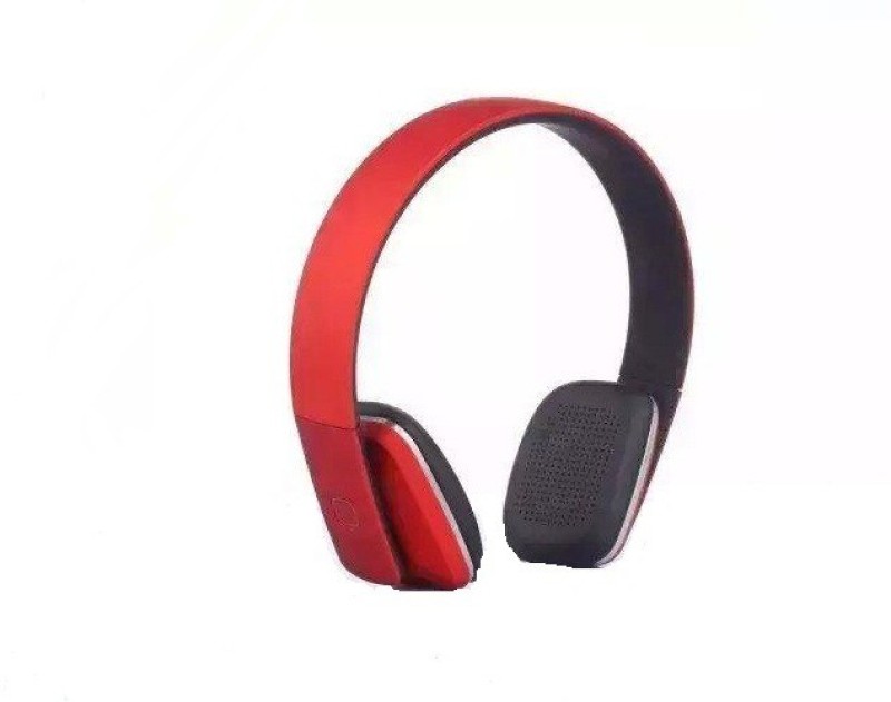 A Connect Z QC-35-Stylish Good Quality Headst- 85 Bluetooth Headset with Mic(Red, Over the Ear)