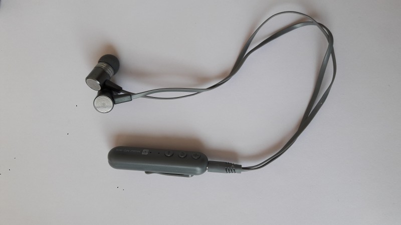 A Connect Z MS-909 AcZ Best sound Base Headst-268 Bluetooth Headset with Mic(Grey, In the Ear) 1