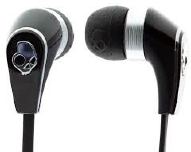 Skullcandy S2FFFM-256 Wired Headset with Mic(Black and Silver, In the Ear) 1