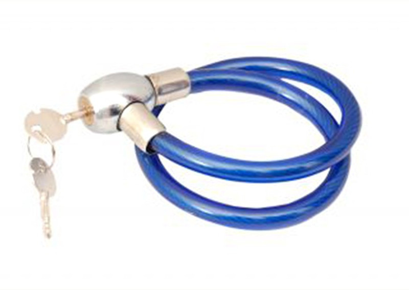 ChinuStyle Steel Cable Lock For Helmet