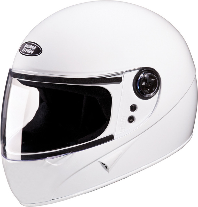 Studds Chrome Super Motorsports Helmet(White) Studds Chrome Super Motorsports Helmet(White)