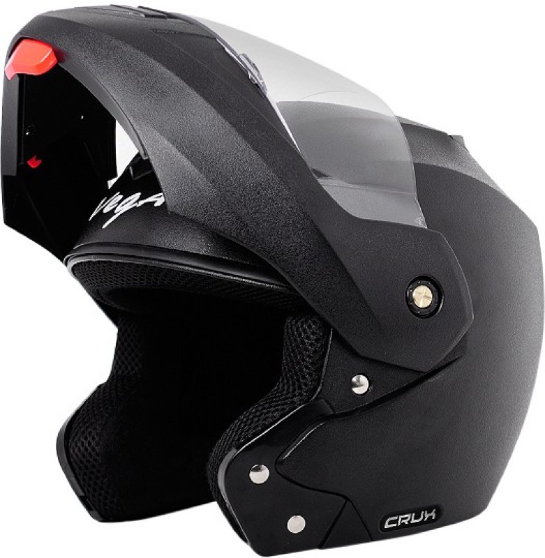 Vega Crux Motorbike Helmet(Black)