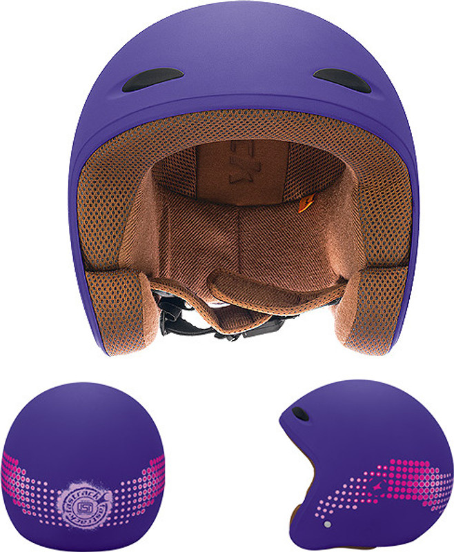 Fastrack Half Face Motorsports Helmet(Purple Matt)