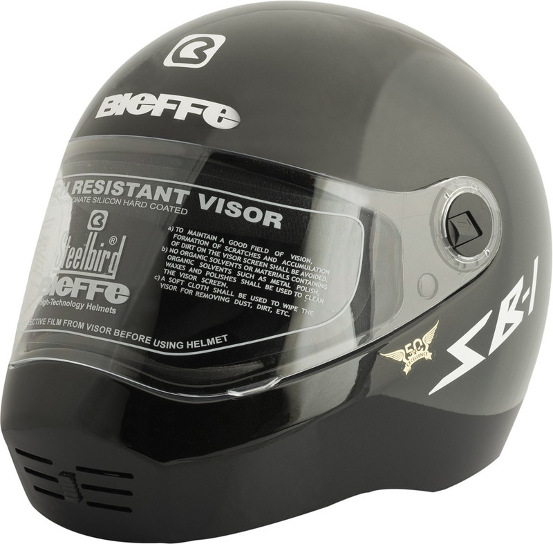 Steelbird SB- 1 Classic Motorbike Helmet(Black) Steelbird SB- 1 Classic Motorbike Helmet(Black)