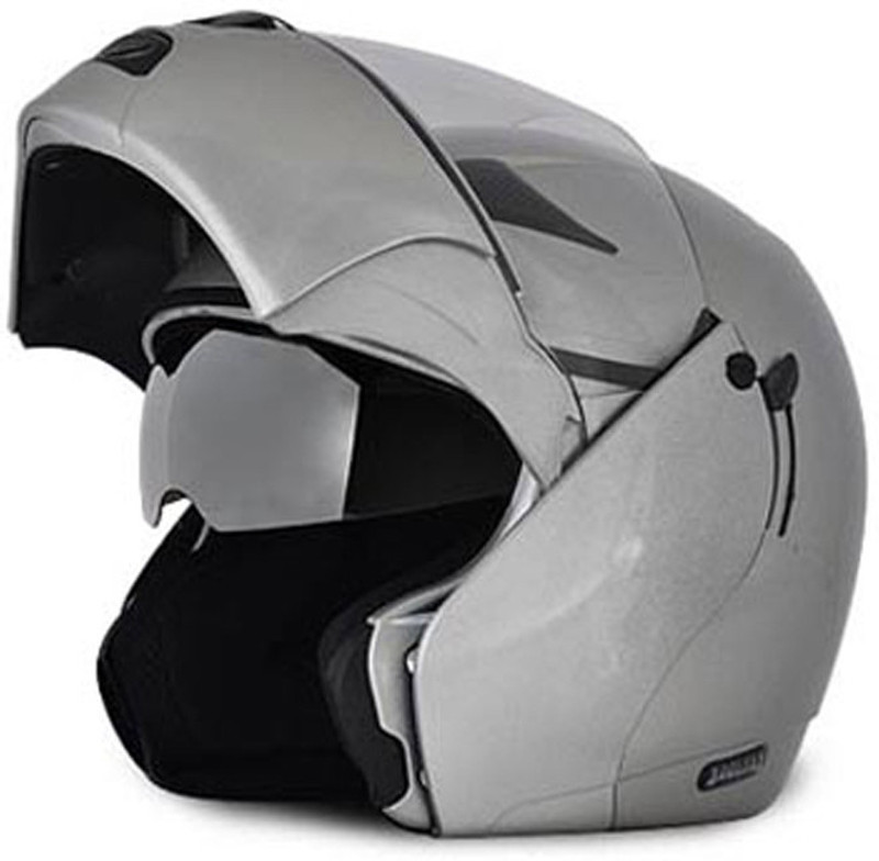 VEGA Boolean Motorbike Helmet(Silver)