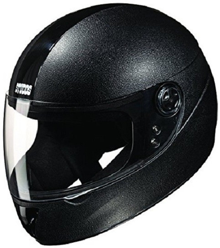 Studds chrome elite Motorbike Helmet(Black)