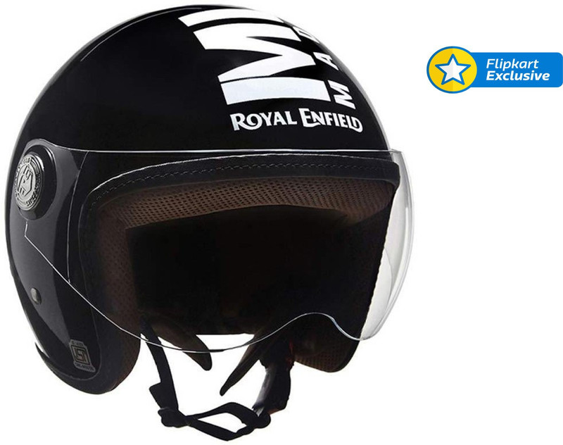 Royal Enfield Classic Jet MLG Motorbike Helmet(Matt Black)