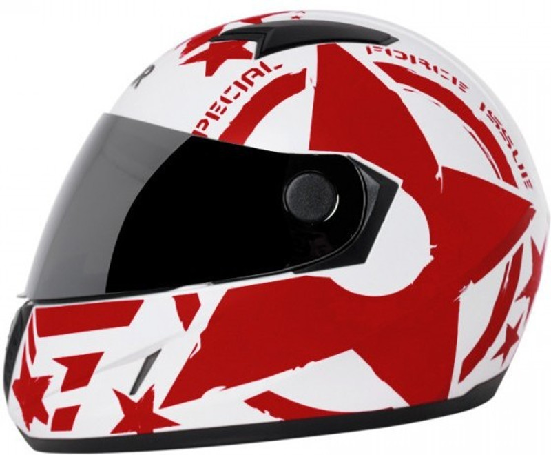 Axor A1 Force Motorbike Helmet(White & Red) Axor A1 Force Motorbike Helmet(White & Red)