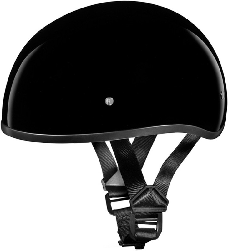 Daytona Skull Cap without Snap Motorsports Helmet(Gloss Black) Daytona Skull Cap without Snap Motorsports Helmet(Gloss Black)