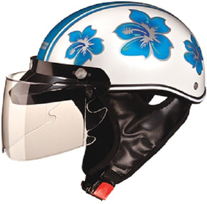 Studds Troy Happy Motorbike Helmet(Happy Blue)
