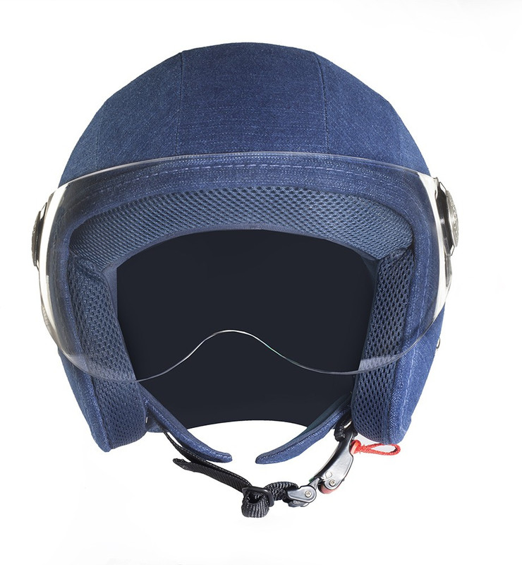 Royal Enfield Classic Denim Motorbike Helmet(Blue Denim)