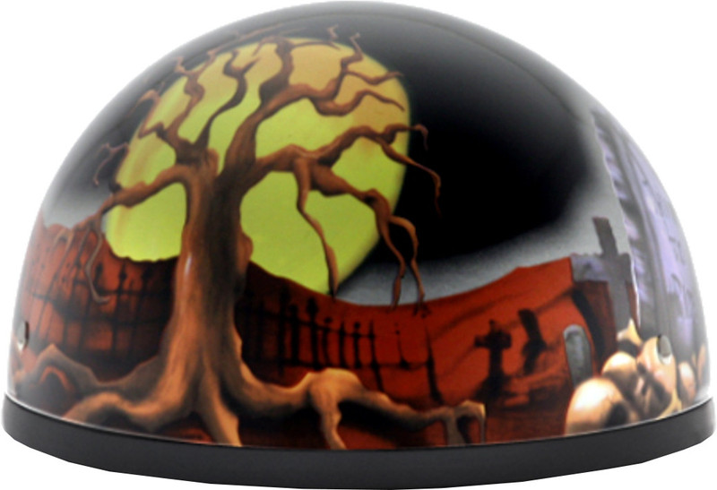 Daytona Skull Cap with Graphic Motorsports Helmet(Gream Reaper) Daytona Skull Cap with Graphic Motorsports Helmet(Gream Reaper)