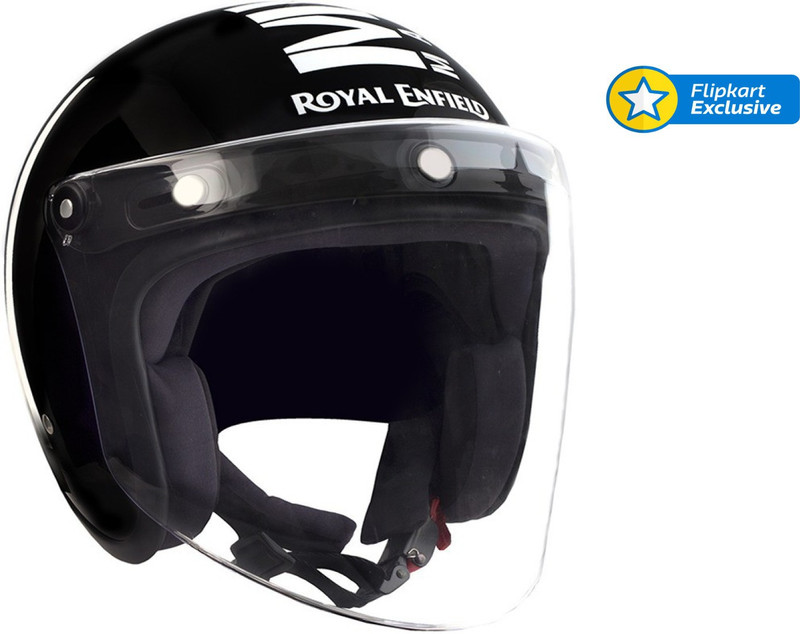 Royal Enfield Classic Jet MLG Motorbike Helmet(Gloss Black) Royal Enfield Classic Jet MLG Motorbike Helmet(Gloss Black)