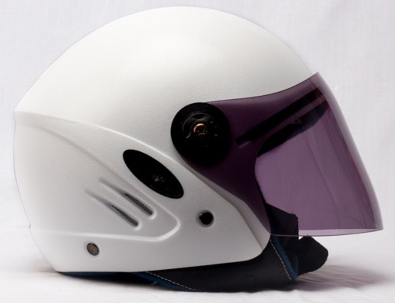 SONIK Youth G-Seven Motorbike Helmet(White)