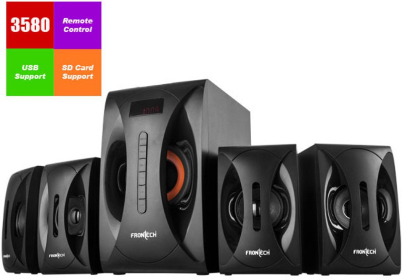 Frontech JIL-3908 4.1 USB|FM (FT) 4.1 Hi-Fi System(Black)