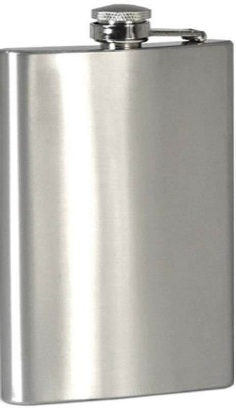 RAGHAV Plain Stainless Steel Hip Flask(207 ml)