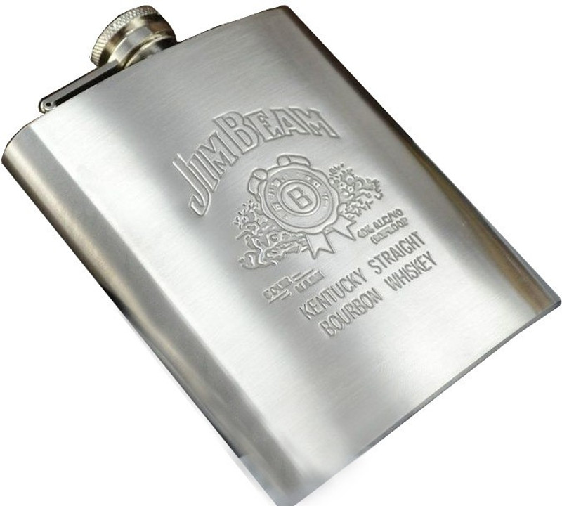 JeamBeam Best Quality Imported Stainless Steel Hip Flask(230 ml)