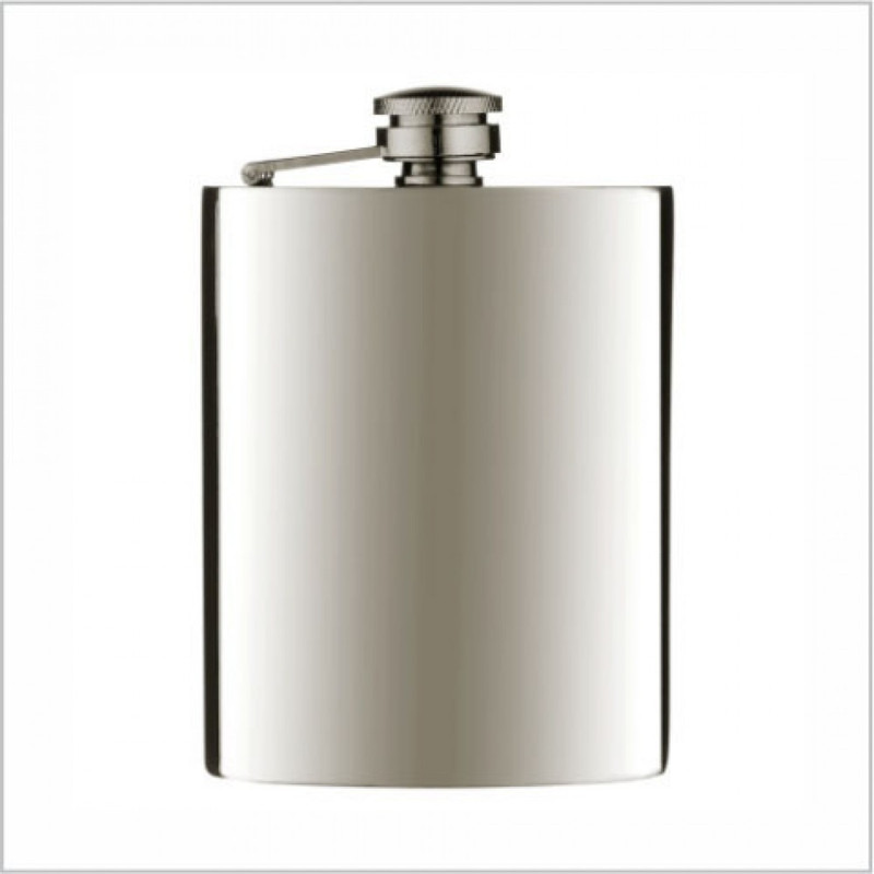 Smiledrive Matte Stainless Steel Hip Flask(266 ml)