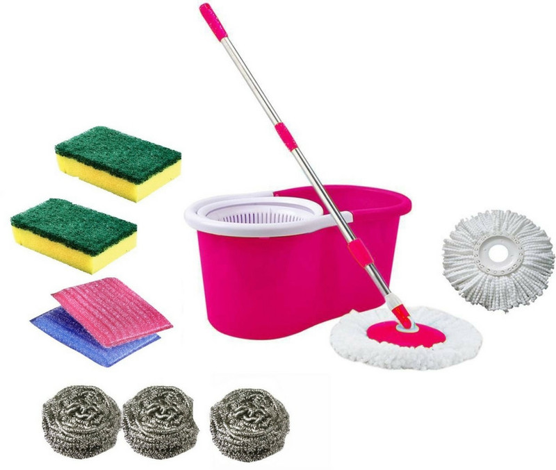 ariser enterprises EASY MAGIC MOP 360 ULTRA WET &DRY Mop, Scrub Pad
