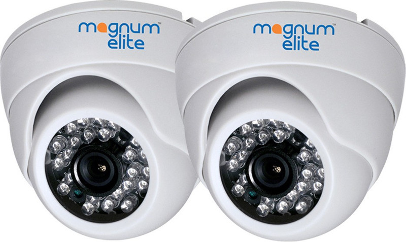 magnum elite Analog Dome Camera(Pack of 2) Security Camera(1 Channel)