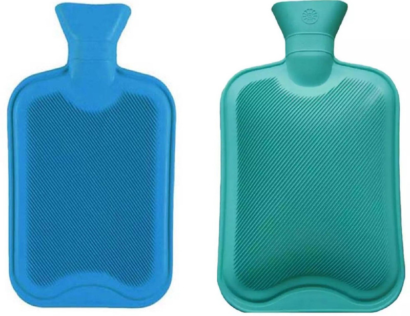 Sphiron Pain Relievers Hot Bag Non-electrical 1.5 L Hot Water Bag(Green, Blue)