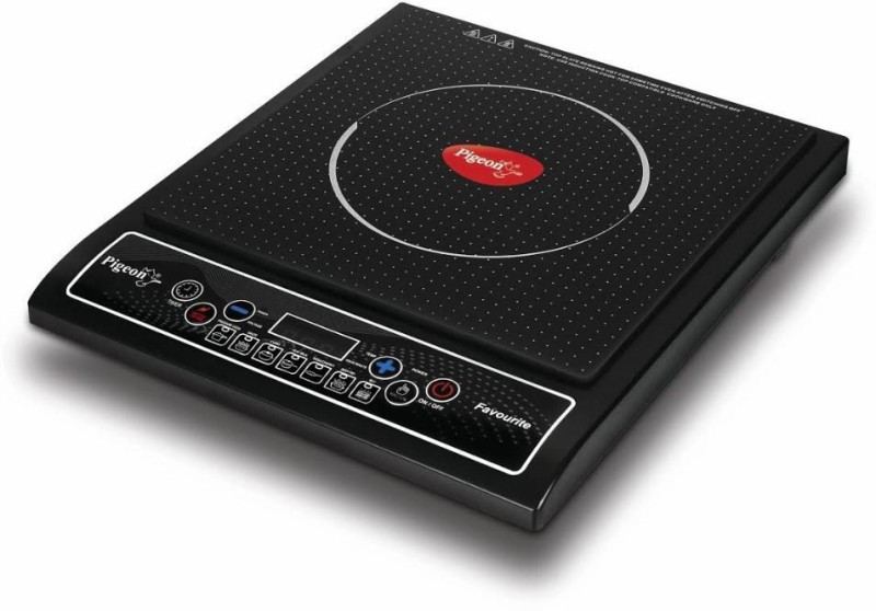 Pigeon Favourite IC 1800 W Induction Cooktop(Black, Push Button)