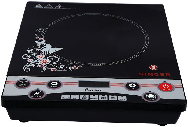 Singer Cucina Induction Cooktop(Black, Push Button)