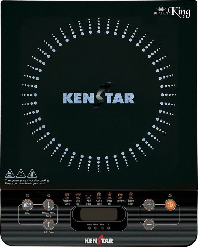 Kenstar KIK19BP7-RFN Induction Cooktop(Black, Push Button)