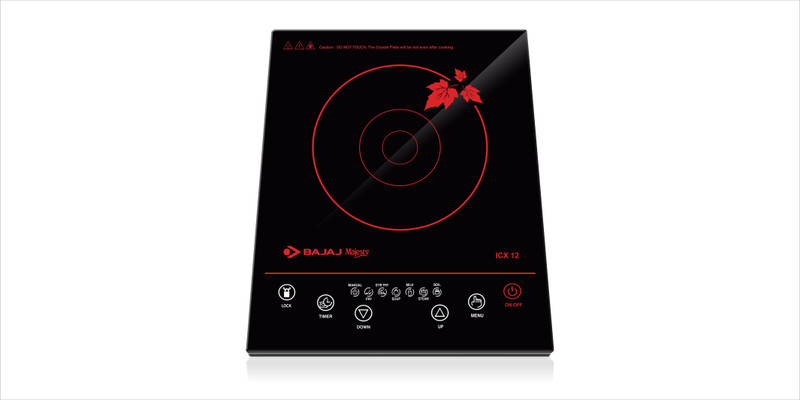 Bajaj Majesty ICX 12 Induction Cooktop(Black, Touch Panel)
