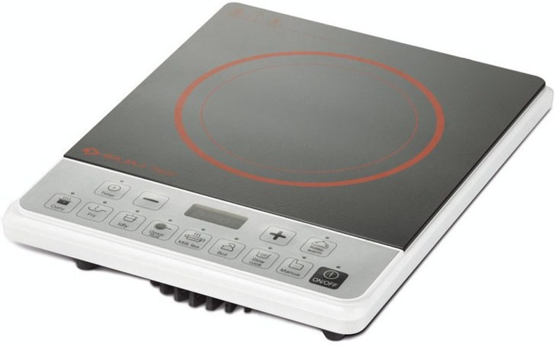 Bajaj ICX Pearl Induction Cooktop(White, Push Button)