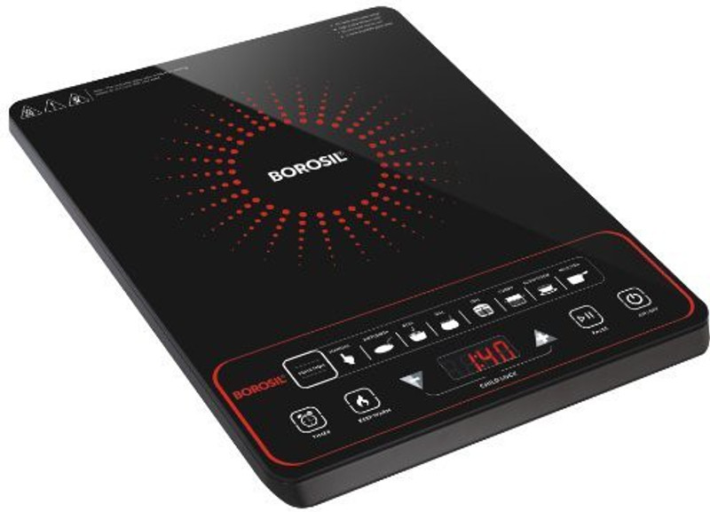 Borosil Smart Kook TC22 Induction Cooktop(Black, Touch Panel) Borosil Smart Kook TC22 Induction Cooktop(Black, Touch Panel)
