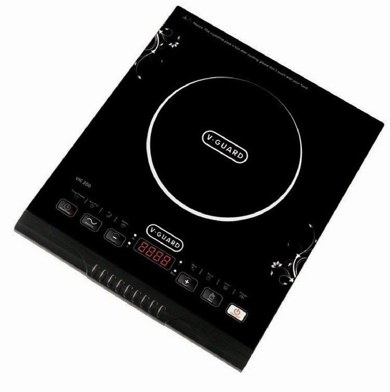 V-Guard VIC-200 Induction Cooktop(Black, Touch Panel) V-Guard VIC-200 Induction Cooktop(Black, Touch Panel)