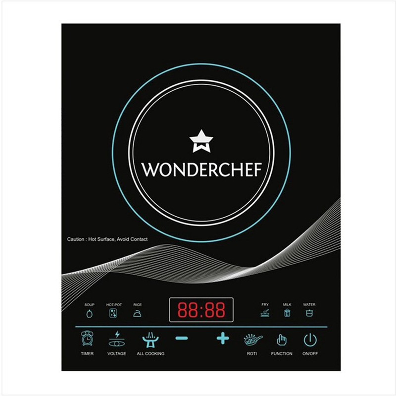Wonderchef WCF-C12 Induction Cooktop(Black, Touch Panel)