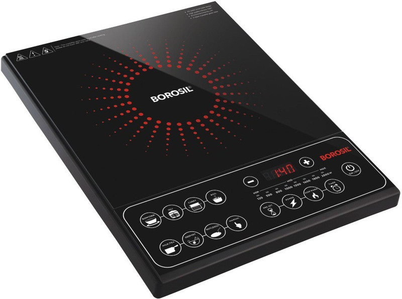 Borosil BIC20PC21 Induction Cooktop(Black, Push Button) Borosil BIC20PC21 Induction Cooktop(Black, Push Button)