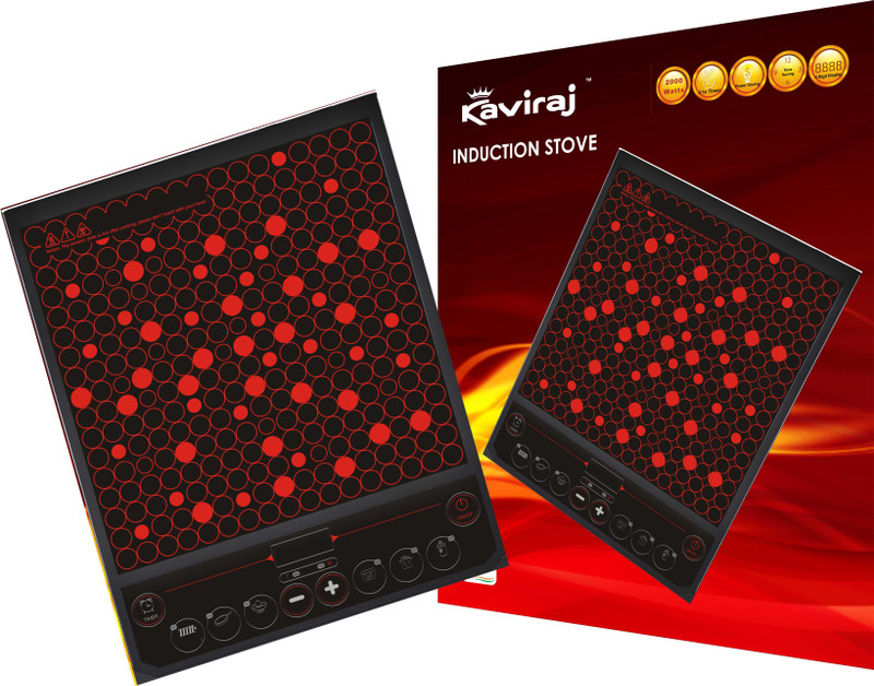 Kaviraj Kiseco Induction Cooktop(Black, Push Button)
