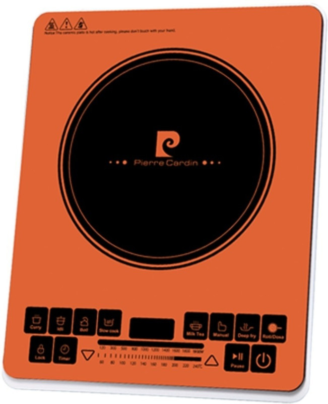 Pierre Cardin RHY1912 Induction Cooktop(Orange, Touch Panel)