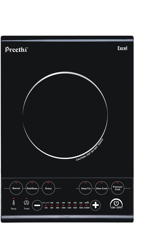 Preethi Excel IC 104 Induction Cooktop(Black, Push Button)